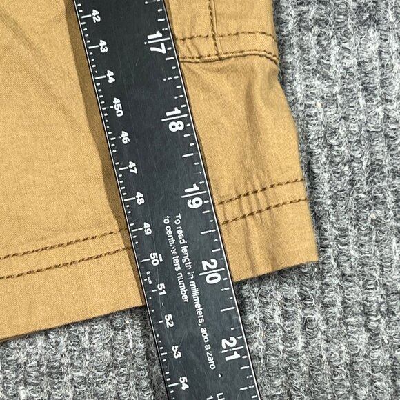 Red Camel Cargo Shorts Boys Size 18 Rimpa Tan Brown Adjustable Waist Pockets NWT - Picture 12 of 14